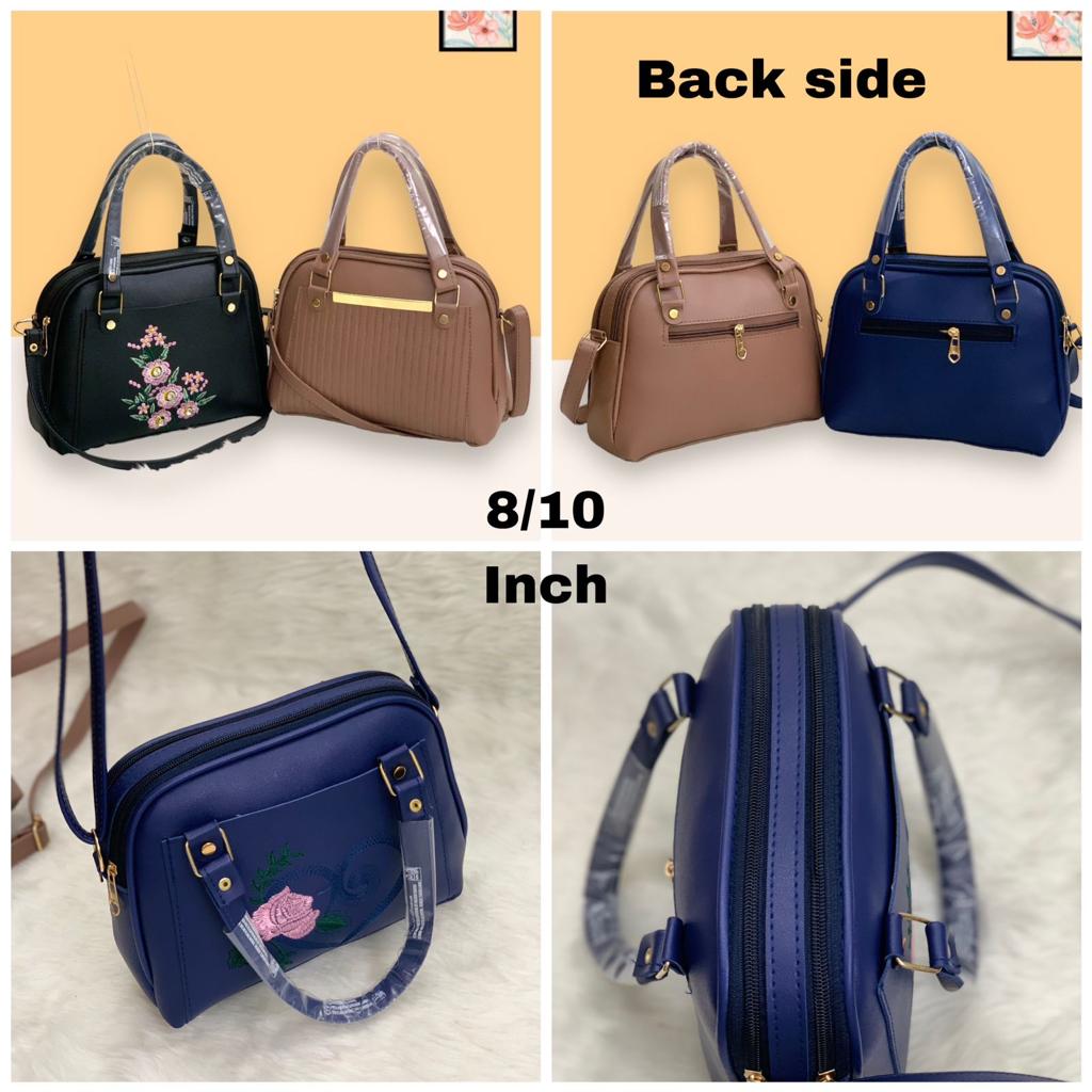 Chic Duo: PU Foam 2-Piece Combo Sling Bags Set